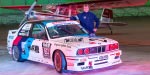 Essen Motor Show 2018: Autorennfahrer Christian Menzel am BMW M3 DTM (E30)