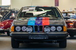 Retro Classics Cologne 2018: BMW 633 CSi 'Rallye' (E24) mit Rallye-Streifen (foliert) in traditionellen BMW-Farben