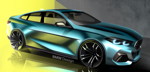 BMW 2er Gran Coupe - Designskizze Exterieur
