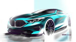 BMW 2er Gran Coupe - Designskizze Exterieur