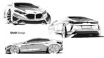 BMW 2er Gran Coupe - Designskizze Exterieur