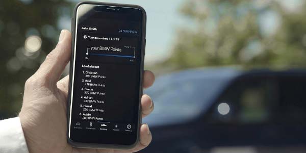 BMW Points App. Ranglisten-Übersicht 
