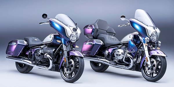 Die neue BMW R 18 B und R 18 Transcontinental. Option 719 Lackierung Galaxy Dust metallic.