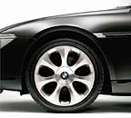 BMW Ellipsoid-Rad auf dem BMW 6er Coup