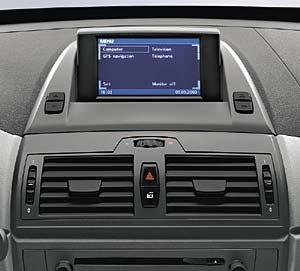 Bildschirm im BMW X3