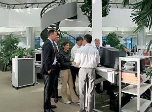 BMW Group Forschungs- und Innovationszentrum (FIZ), Projekthaus, Teamarbeit