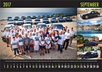 7-forum.com Wandkalender 2017, Motiv September: 12. 7-forum.com Sternfahrt nach Rabac (Kroatien) im September 2016: Gruppenfoto