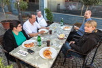 Zum Abschluß des Stammtischs ging es am Abend noch zum Italiener 'Toni's Pizza' in Gaggenau.