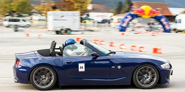 BMW Slalom Cup Finale am Hausberg in Garmisch Partenkirchen: Heike Eymanns holte im BMW Z4 (E85) den Tagessieg.