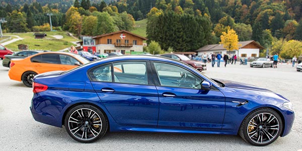 20 Jahre BCD Treffen: BMW M Ausstellung am Hausberg, mit dem ganz neuen BMW M5