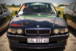 BMW Alpina B12 (E38) von Stefan ('monaco') mit Unterschriften auf der Motorhabe - vom 50jährigen Firmenjubiläum von Alpina