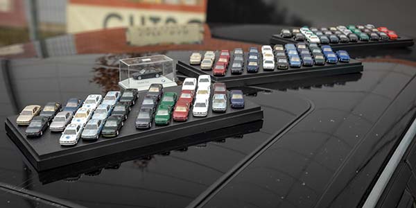 Rhein-Ruhr-Stammtisch im Januar 2026: BMW 7er (E38) Modellautos der Marke 'Herpa'', tlw. individualisiert von Ralf ('cabrioralf')