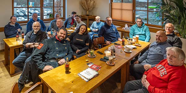 7er-Neujahrstammtisch 'Rhein-Ruhr', Stammtischrunde in der Finca u. Bar Celona in Bochum