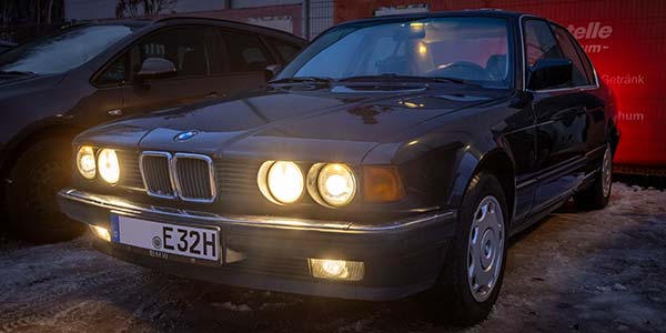 Rhein-Ruhr-Stammtisch im  Januar 2026: BMW 730i (E32) von Udo ('black-diamond')