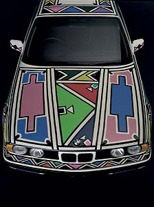 Esther Mahlangu, Art Car, 1991 - BMW 525i