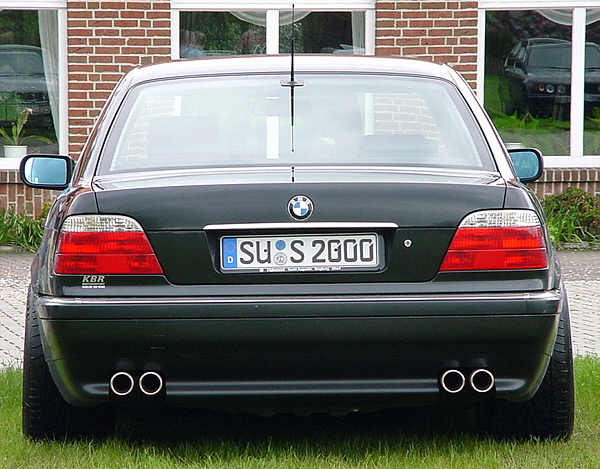 optisch getunter BMW 730i (E38) von Hansjörg Schaub