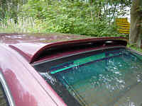 Dachspoiler-Detail hinten, BMW 745i (E65)