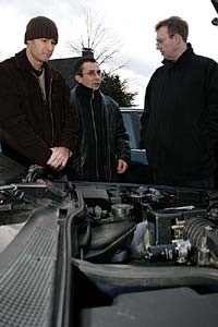 BMW 7er Stammtisch in Moers im Februar 2004