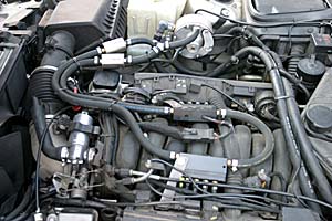 BMW 730i V8 mit Autogas-Umrstung