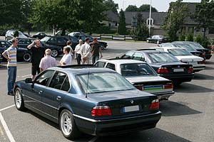 BMW 7er-Stammtisch in Moers im September 2005