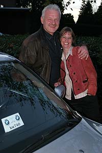 Stammtisch-Mitbegründer Klaus Wienold mit seiner Frau