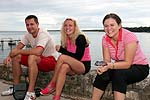 Michael mit Verlobter Veronika und Maren an der Promenade von Porec