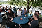 gem�tliche Runde direkt an der Ruhr