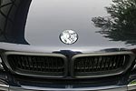 schwarze BMW-Niere und BMW-Emblem-Ersatz