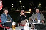 Rita, Uschi und Andre (Herby7) abends in Porec