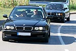 7er-Konvoi von Porec nach Umag, vorne der BMW 750i (E38) von Jrg (GSX-Heizer)