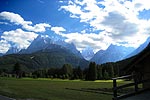 Panorama in den Alpen
