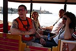 Alexandra und Horst sowie Christel und Jrg nutzten die Touristen-Tram