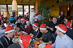 der Weihnachtsmann beim Rhein-Ruhr-Weihnachts-Stammtisch