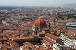 Blick von der Kuppel auf die Basilica di San Lorenzo di Firenze