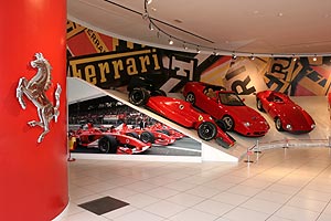 Einige Teilnehmer nutzten den freien Tag, um das Ferrari-Museum in Maranello zu besuchen