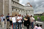 Sternfahrtler in Pisa