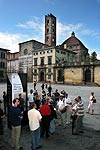 Sternfahrtler in Lucca