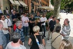 Sternfahrt-Teilnehmer in Lucca
