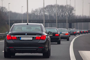 BMW 7er Konvoi auf dem Weg nach Veenendaal, vorne der BMW 750i (F01) von Alexander (alander)