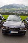 Alexander ('Highliner') mit Frau Vera im BMW 730d (E38) 