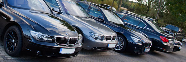  BMW 7er-Reihe beim Rhein-Ruhr-Stammtisch im Oktober 2012