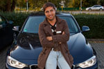 Giray ('BMW-Freak') kam mit seinem Firmenauto, einem BMW 320d (F30) zum Stammtisch 