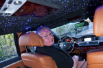 G&uuml;nter ('geius') in seinem BMW 730d Indiviual (E65) mit selbst nachger&uuml;stetem Sternenhimmel