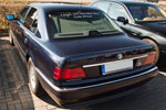 BMW 740i (E38) von Olaf ('loewe40') mit Sternfahrt-Aufkleber 'Cte d'Azur 2013'