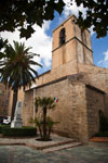 romanische Kirche Saint-Michel im Zentrum von Grimaud