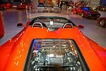 Blick in ein F50 Cabrio im Ferrari Museum in Maranello