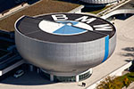 BMW Museumsschüssel vom Olympiaturm aus gesehen