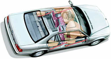 BMW 7er (E38), Airbags