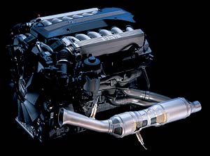 BMW 5,4 Liter V12-Motor mit E-Kat