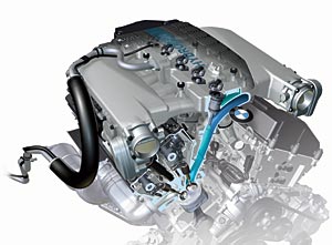 BMW Wasserstoff V12-Motor in der vierten 7er-Generation (E65)